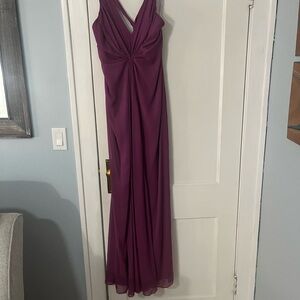 Mango Deep Purple Maxi Dress
